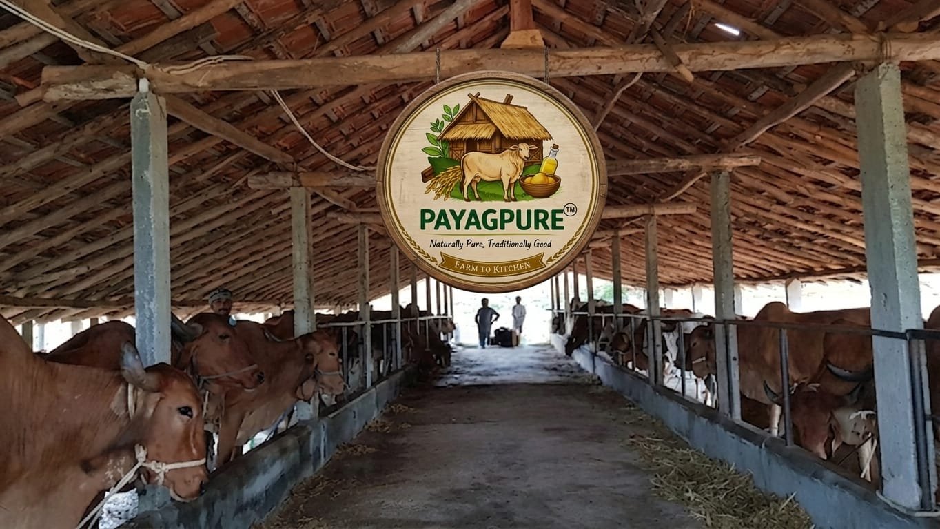 A2 cow farm at Payagpur