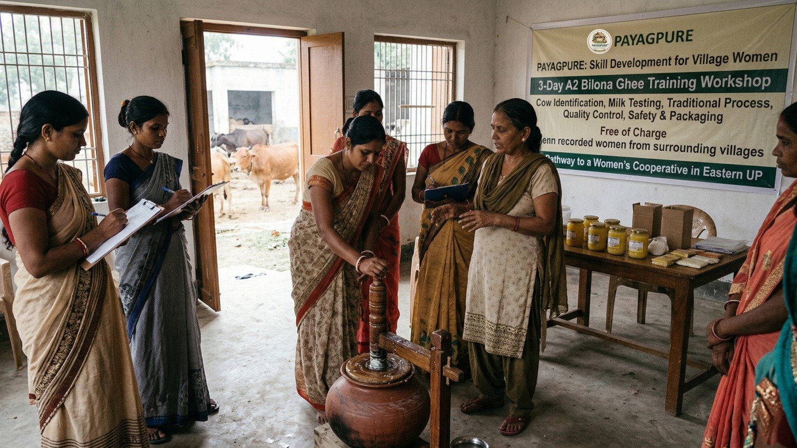 Skill training programme for village women